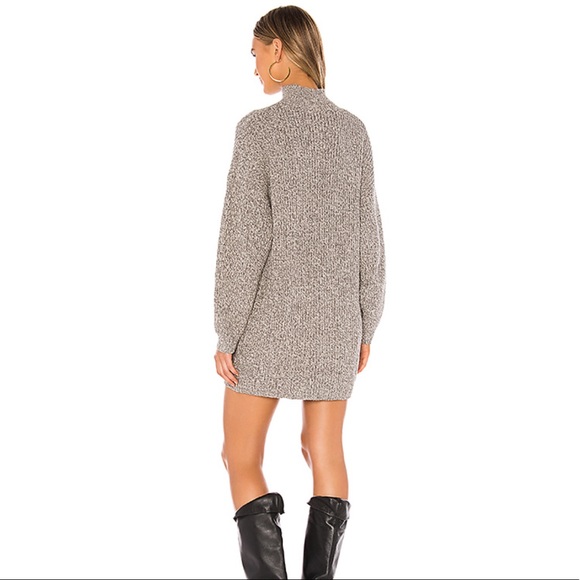 Tularosa Djuna Sweater Dress in Charcoal - Picture 2 of 8